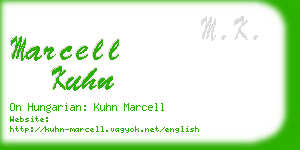 marcell kuhn business card